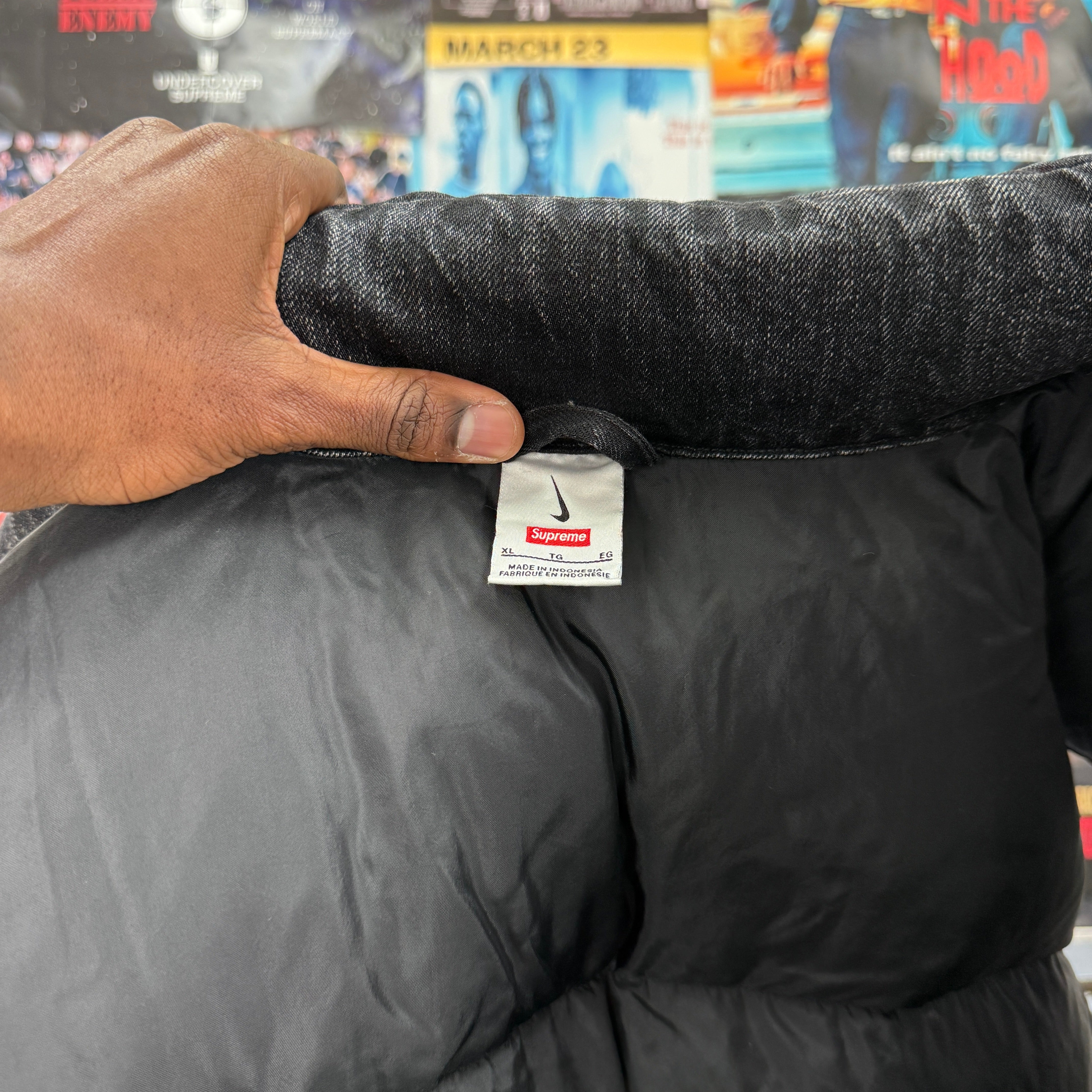 SUPREME X NIKE DENIM GILET