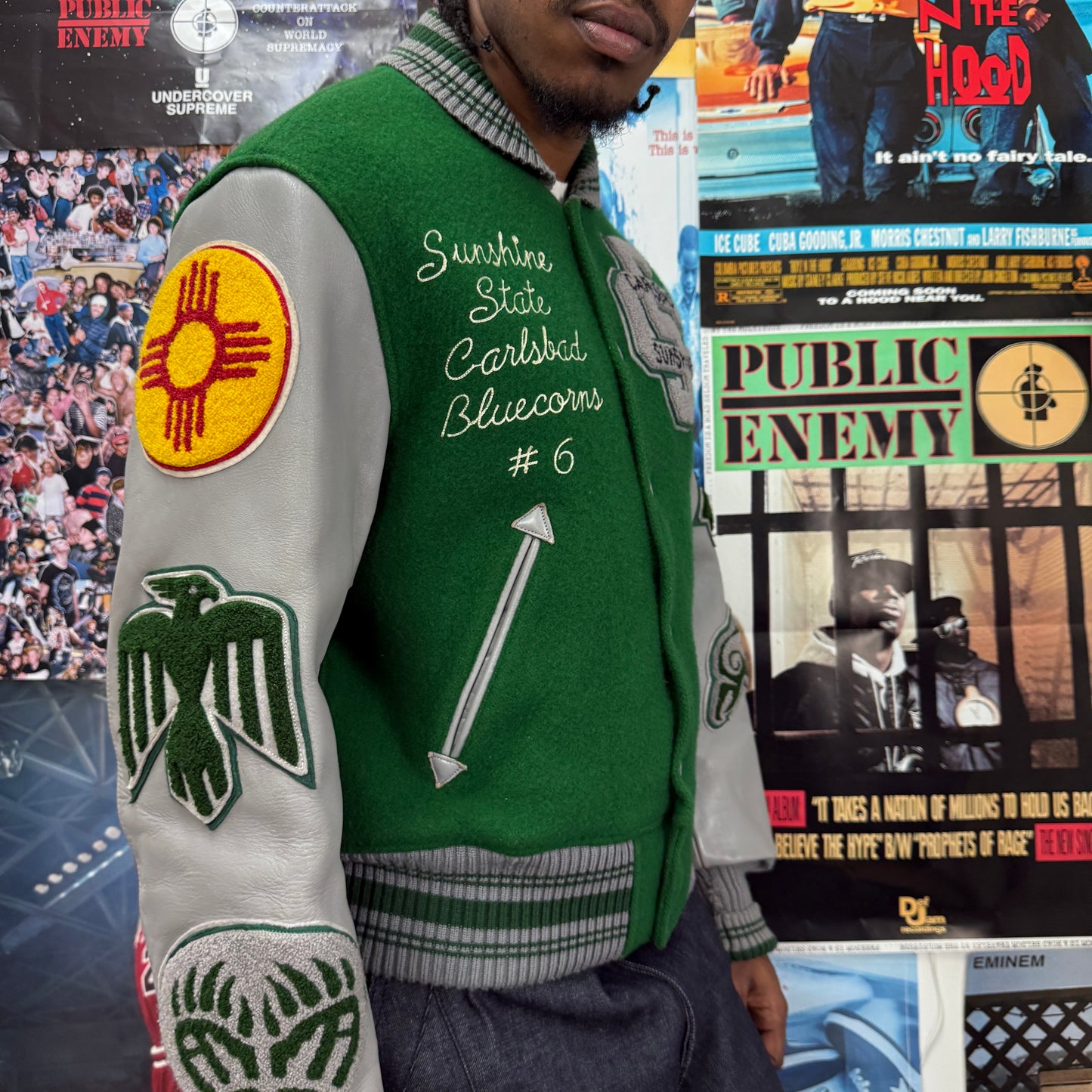 WHITESVILLE VINTAGE VARSITY LETTERMAN JACKET