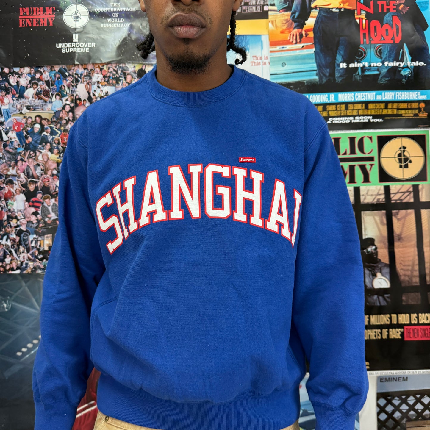 SUPREME SS24 SHANGHAI STORE EXCLUSIVE SMALL BOX CREWNECK