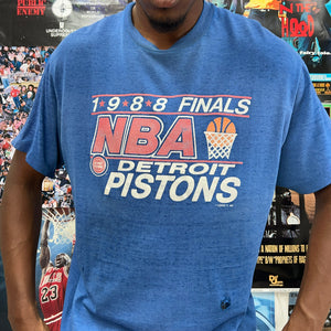 1988 DETROIT PISTONS NBA FINALS TEE