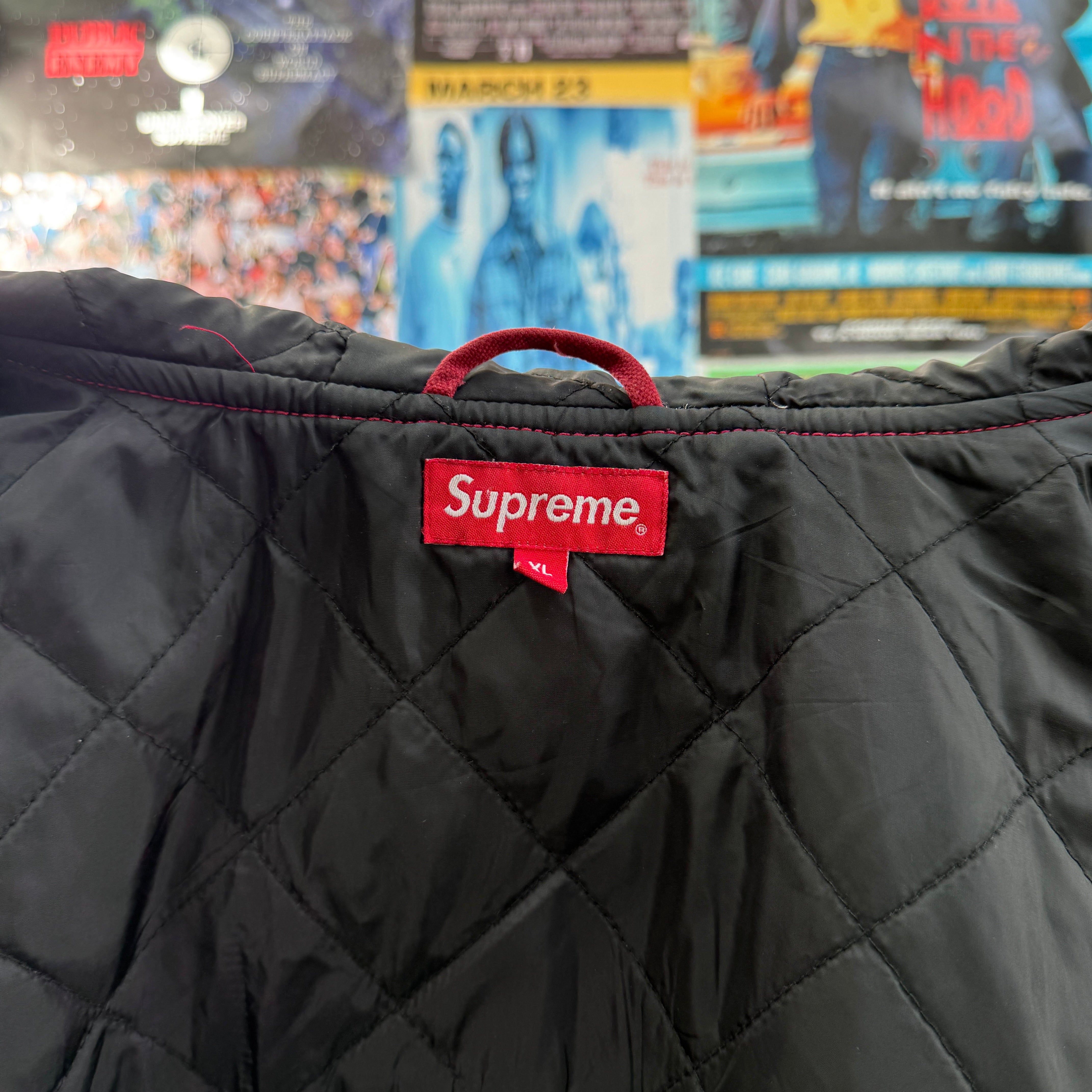 SUPREME HOODED WORK JACKET