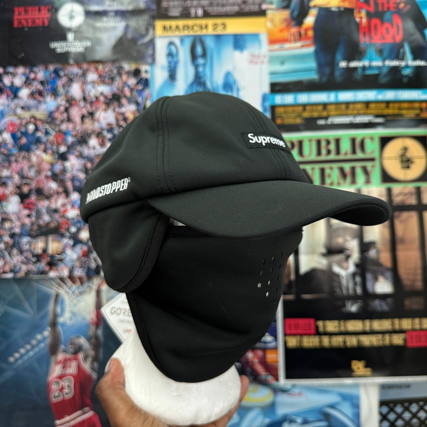 SUPREME FW22 WINDSTOPPER GORETEX FACEMASK CAP