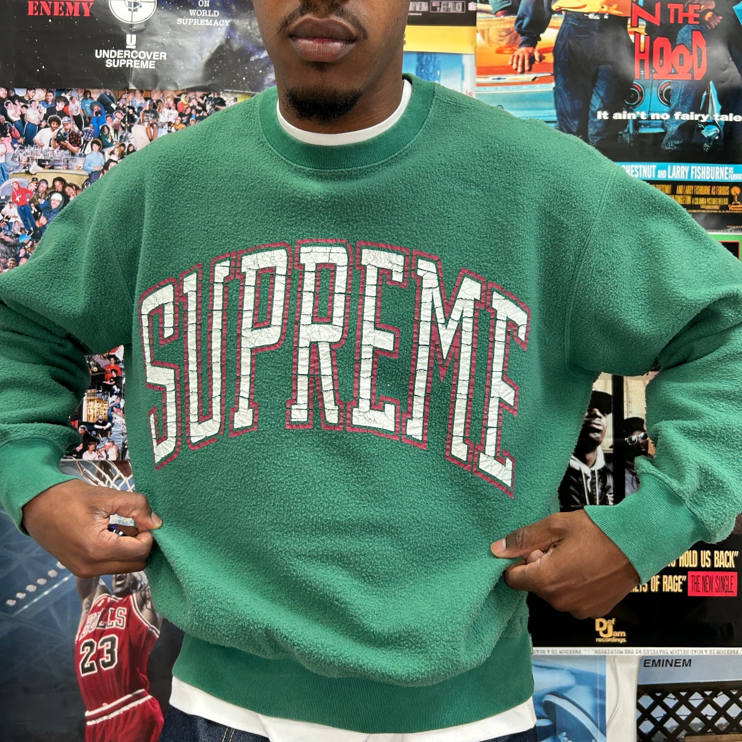 SUPREME FW23 INSIDE OUT CREWNECK