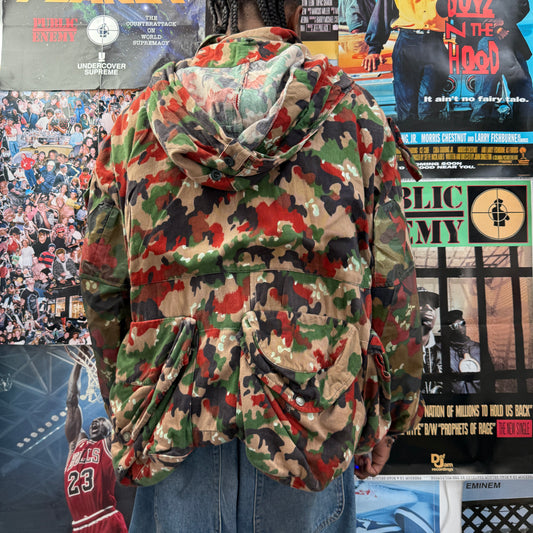 SWISS CAMO VINTAGE ARMY JACKET