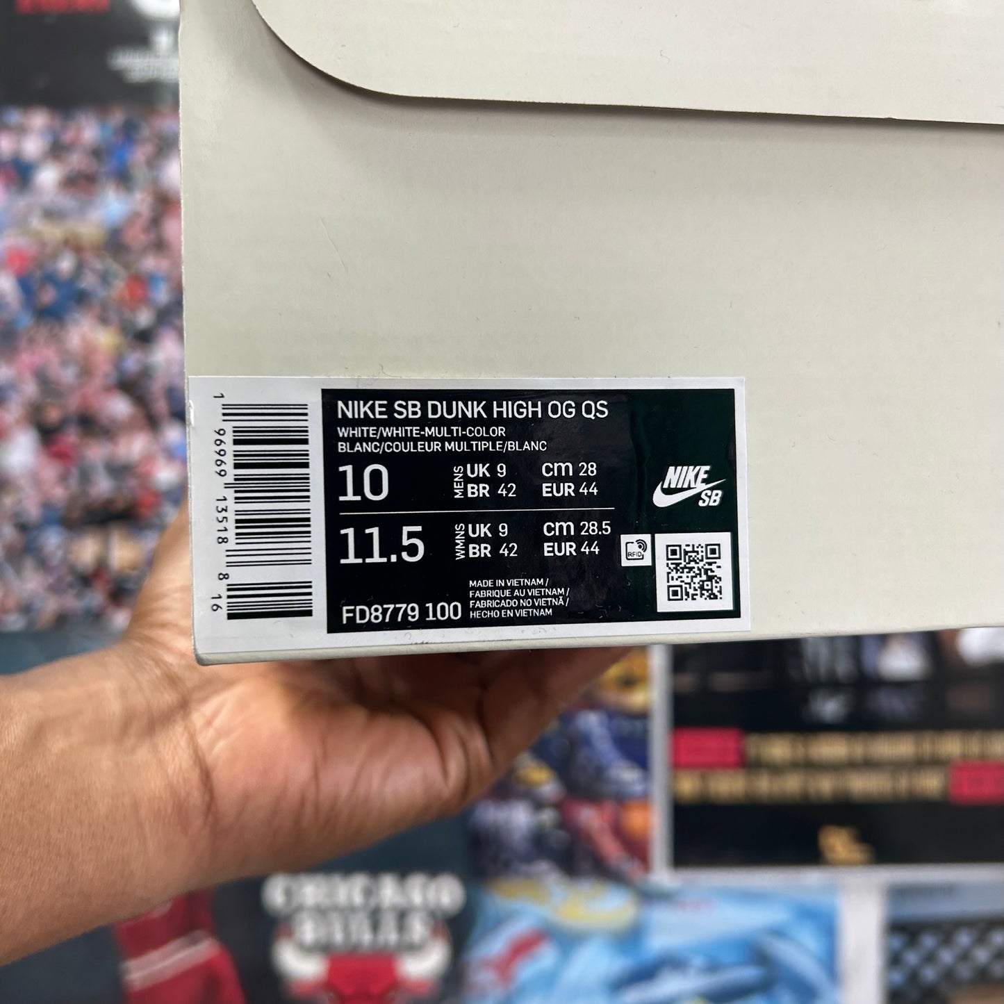 NIKE X SUPREME FW23 RAMMELLZEE SB DUNK HIGH