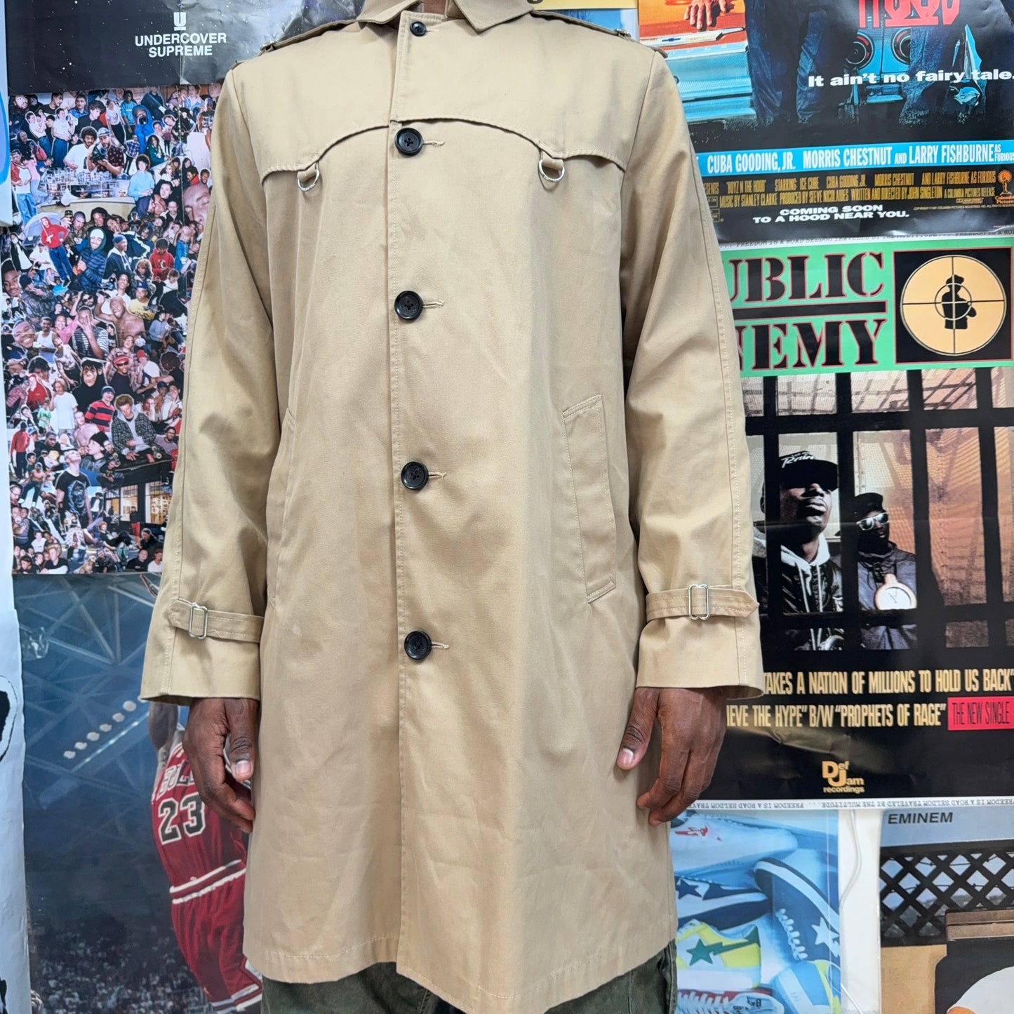 SUPREME SS19 D RING TRENCH COAT
