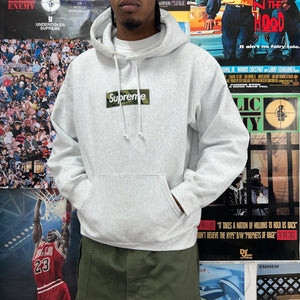 SUPREME CAMO GREY BOX LOGO HOODIE