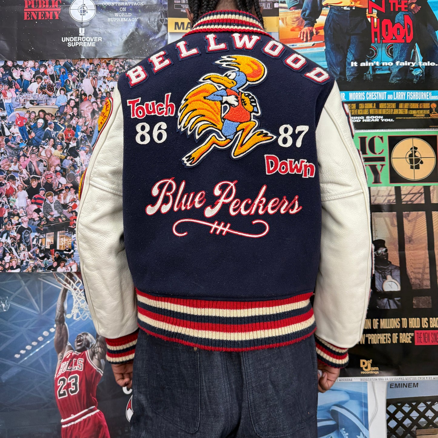 WHITESVILLE VINTAGE VARSITY LETTERMAN JACKET