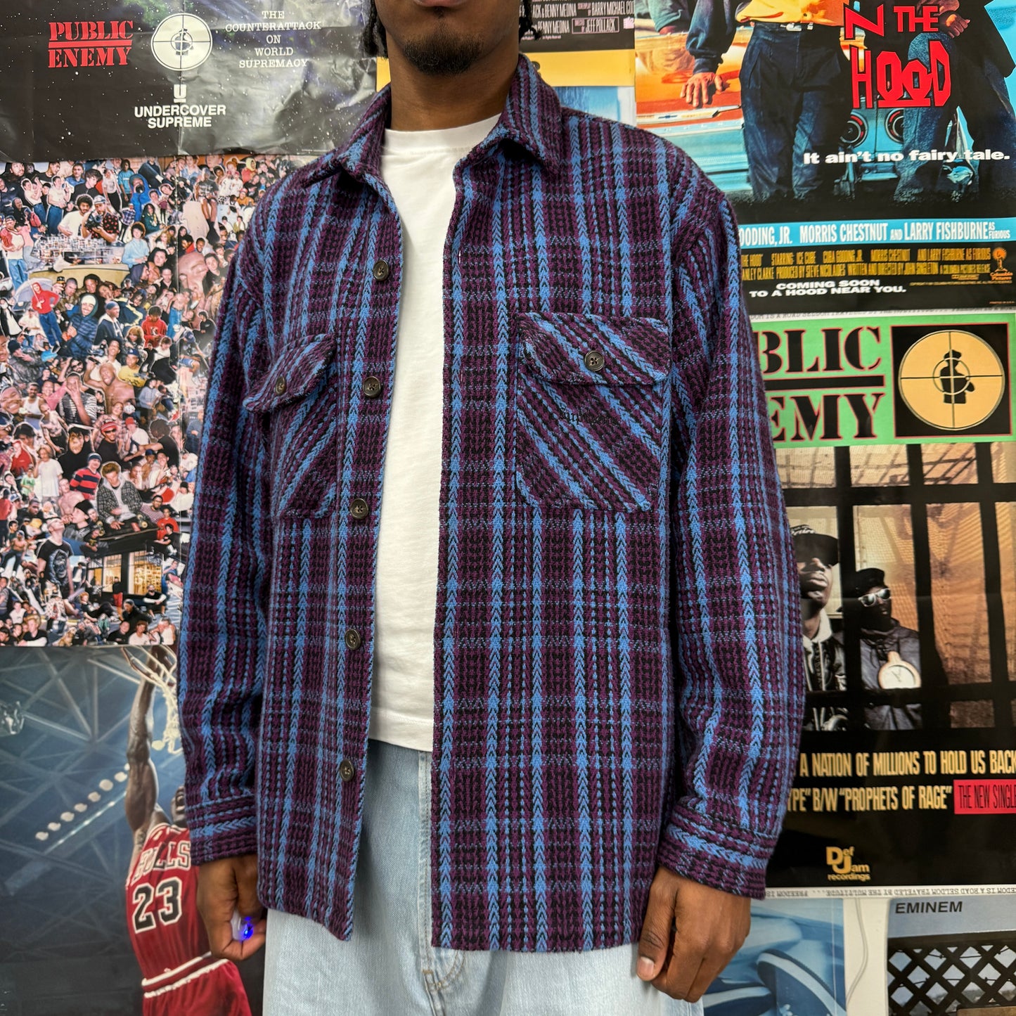 SUPREME FW22 HEAVY FLANNEL SHIRT