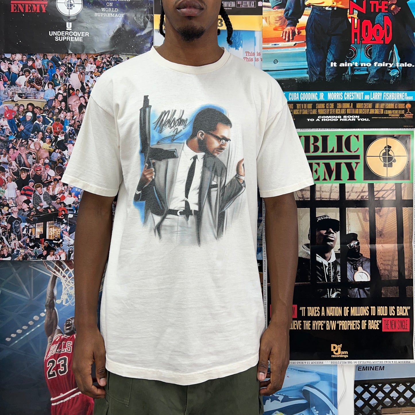 2003 SUPREME MALCOLM X TEE