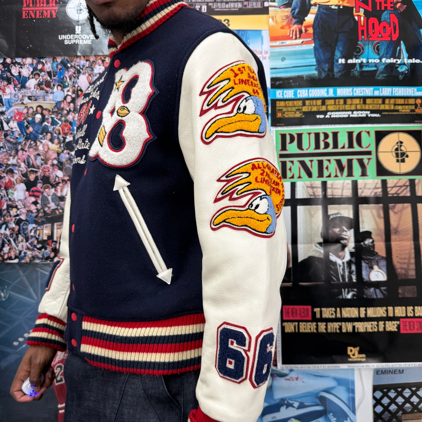 WHITESVILLE VINTAGE VARSITY LETTERMAN JACKET