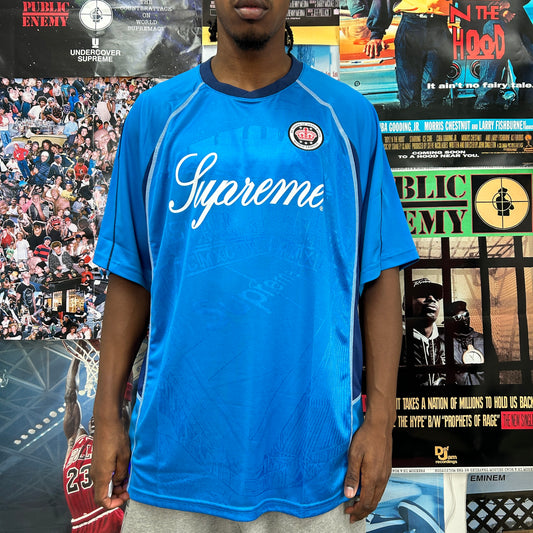 SUPREME SS24 JACQUARD SOCCER FOOTBALL JERSEY
