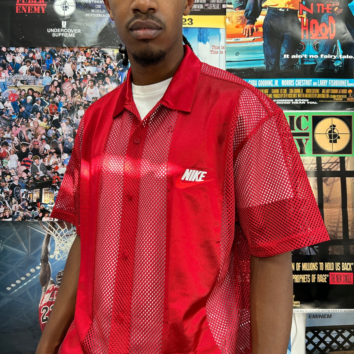 SUPREME SS24 NIKE MESH SHIRT