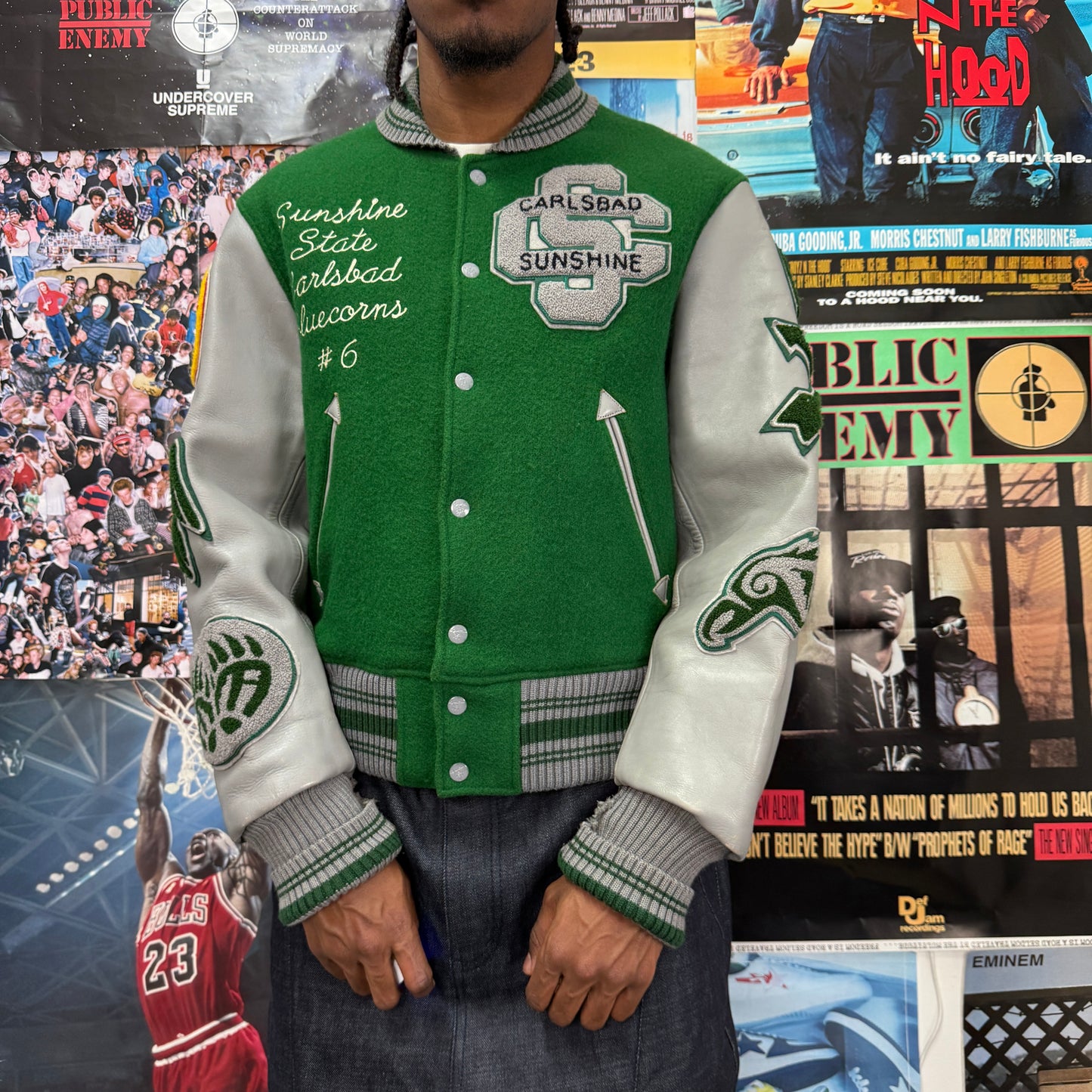 WHITESVILLE VINTAGE VARSITY LETTERMAN JACKET