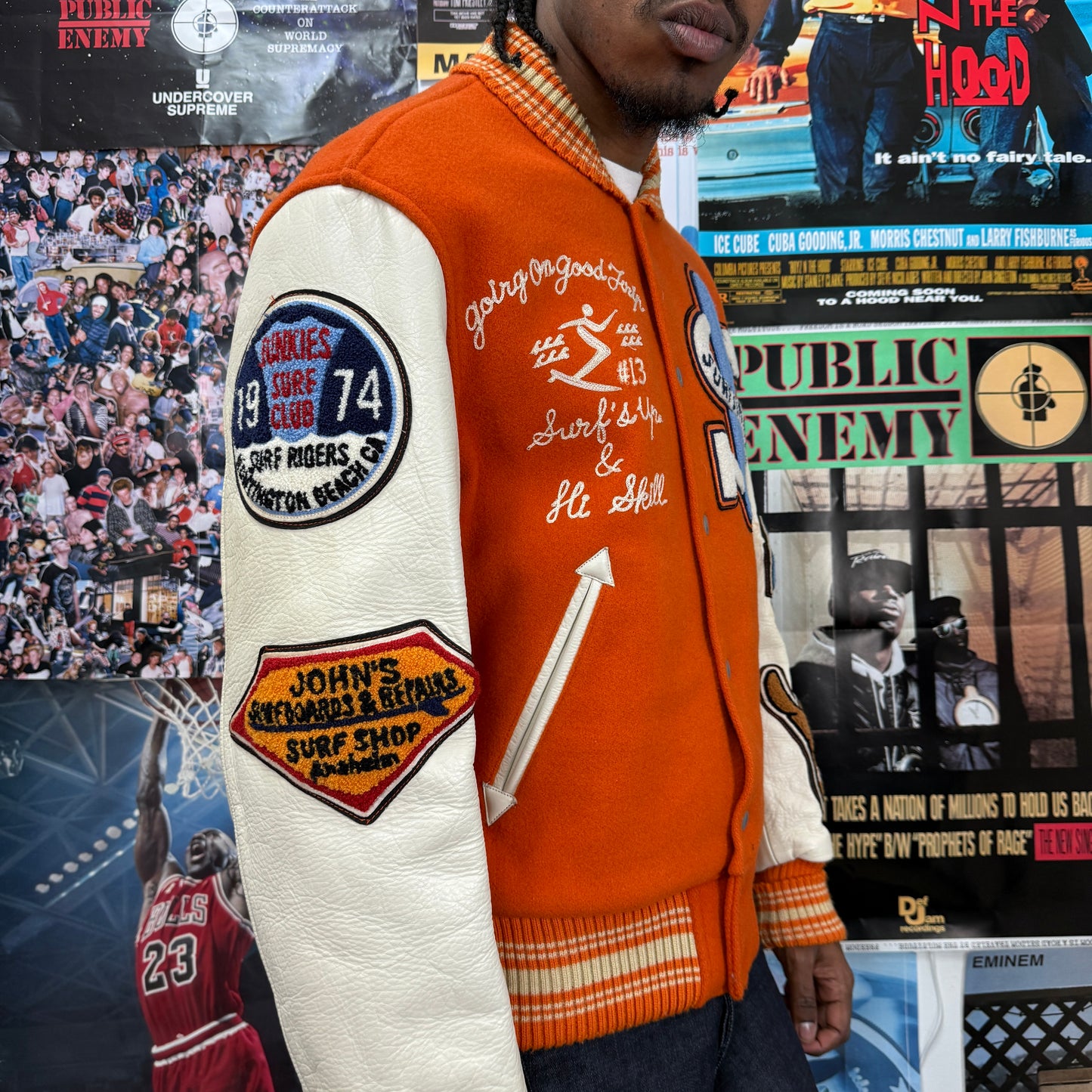 WHITESVILLE VINTAGE LETTERMAN VARSITY JACKET