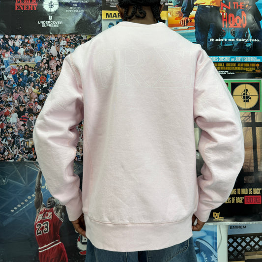 SUPREME 2006 JUSTICE PINK CREWNECK