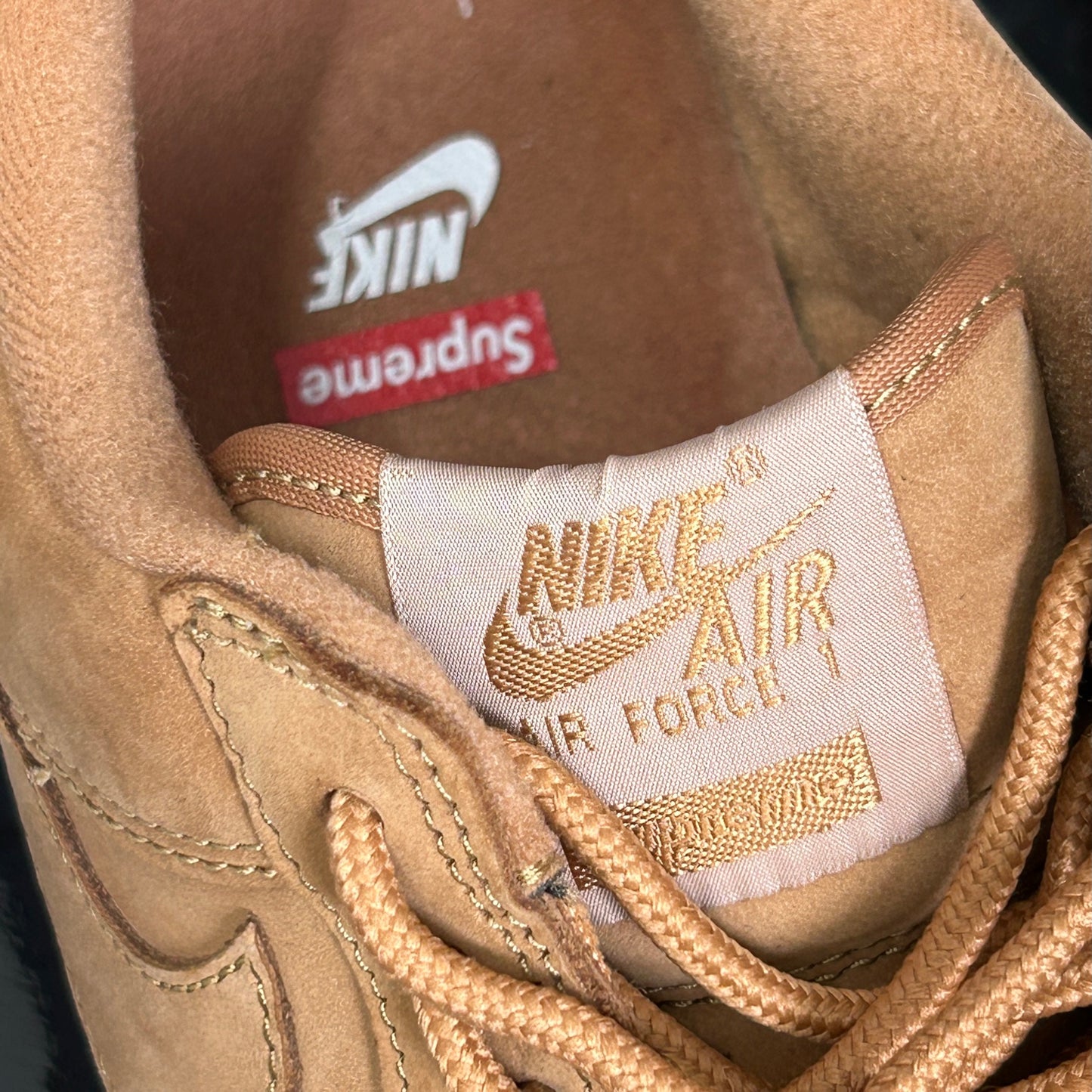 NIKE X SUPREME AIR FORCE 1 LOW SP WHEAT