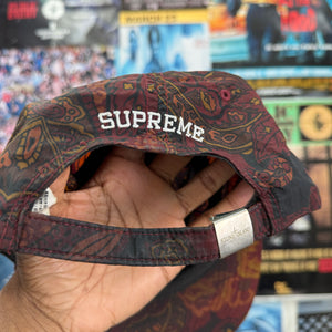 STONE ISLAND X SUPREME METAL REFLECTIVE CAP MAROON