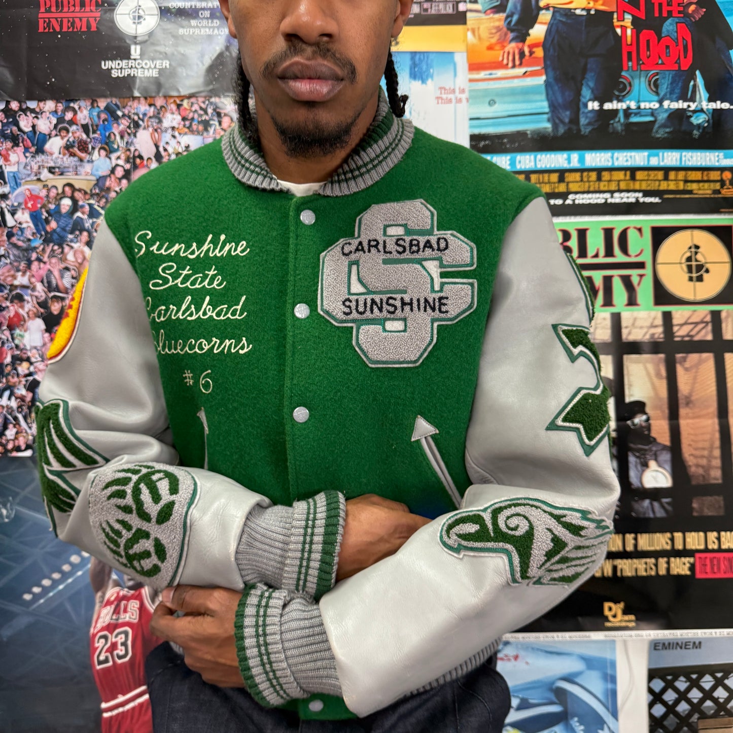 WHITESVILLE VINTAGE VARSITY LETTERMAN JACKET