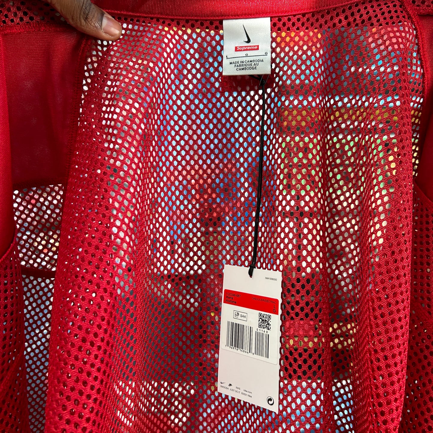 SUPREME SS24 NIKE MESH SHIRT