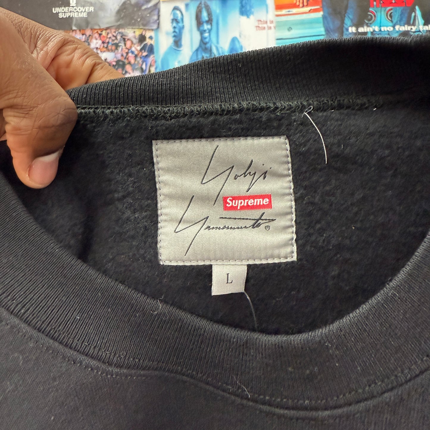 SUPREME YOHJI YAMMAMOTO FW20 CREWNECK