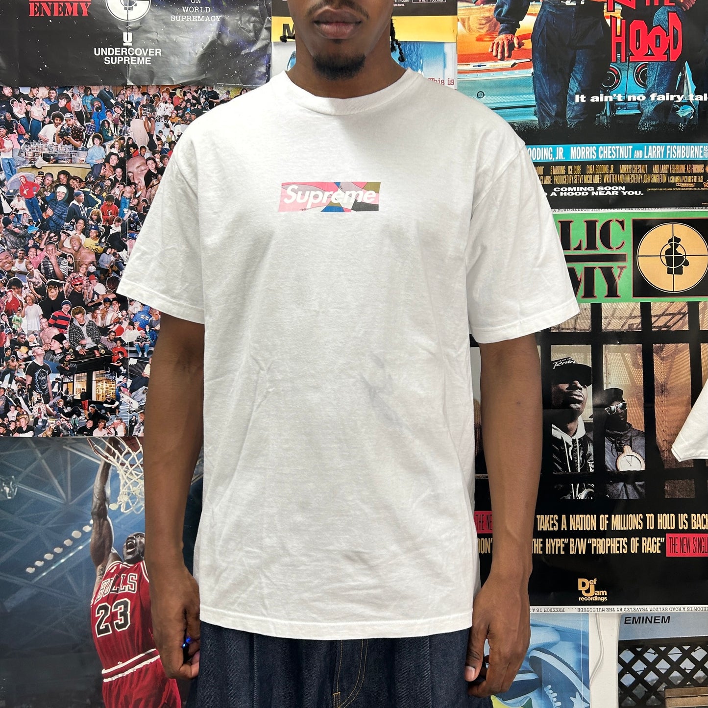 SUPREME EMILIO PUCCI BOX LOGO TEE