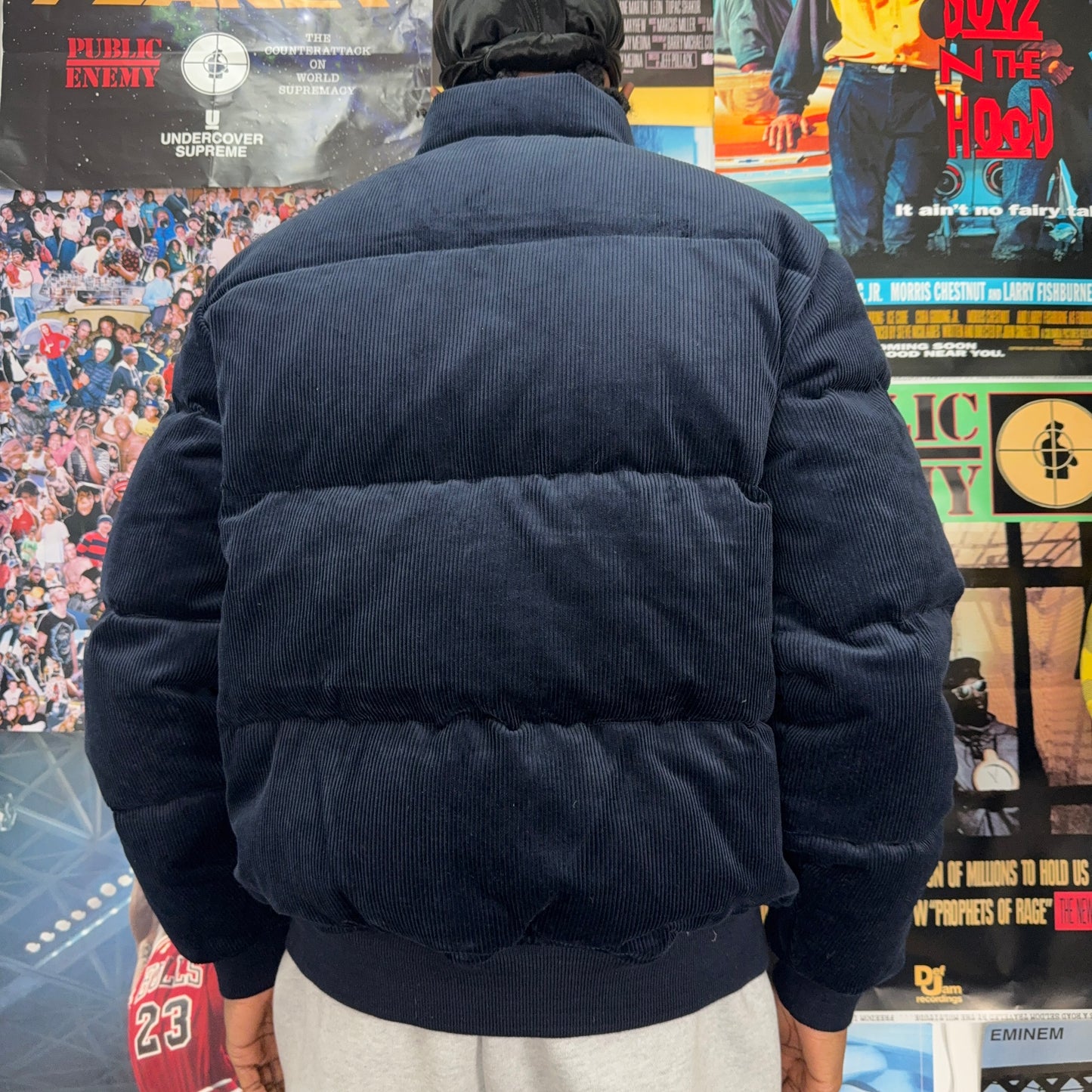 PALACE FW18 RALPH LAUREN CORDUROY DOWN JACKET