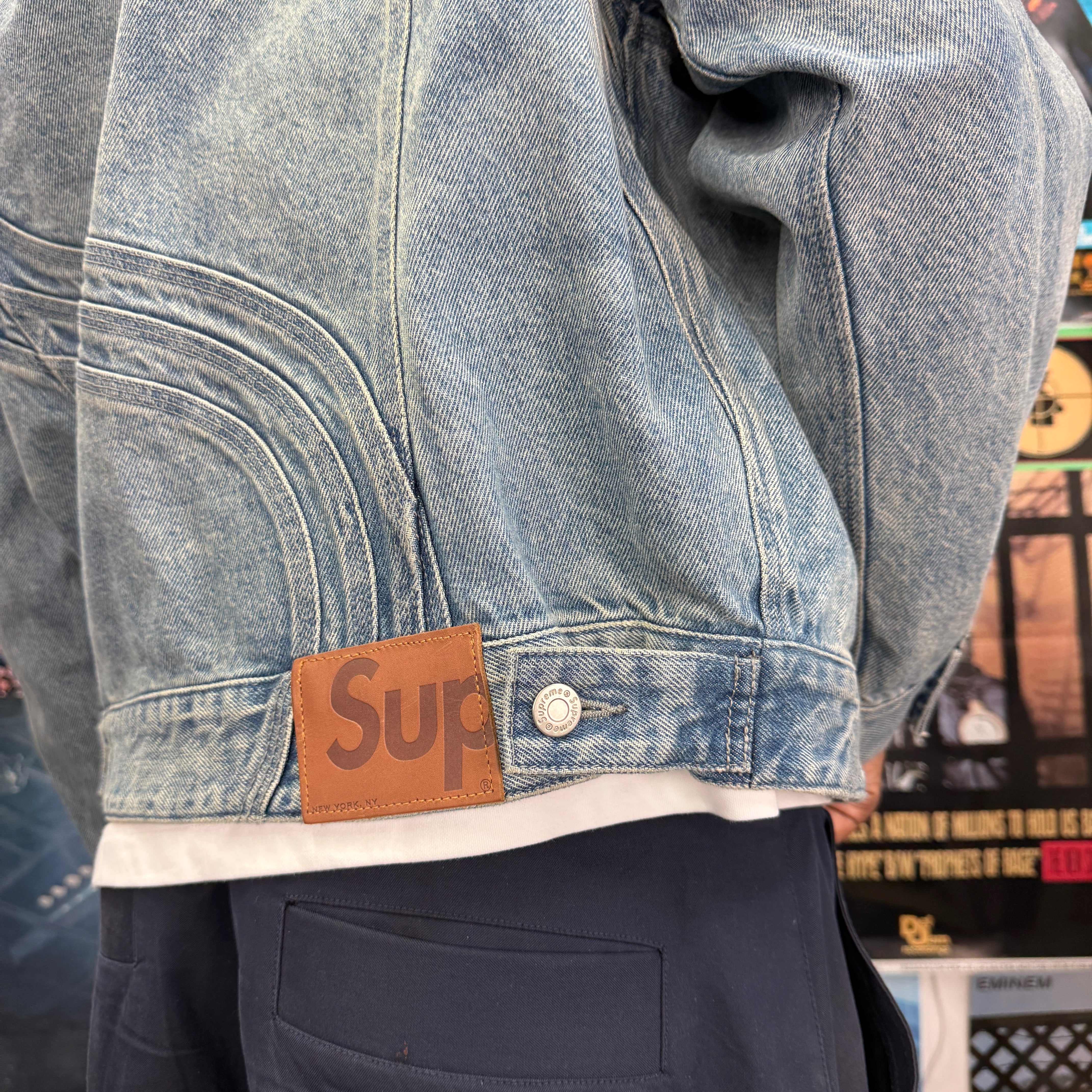 SUPREME S LOGO DENIM JACKET
