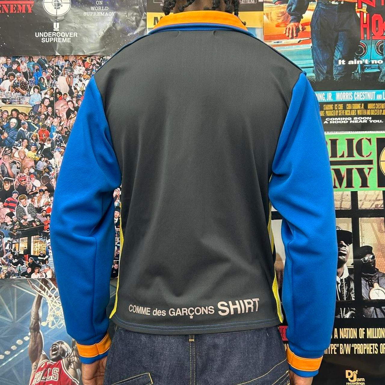 COMME DES GARCONS HYBRID TRACK JACKET