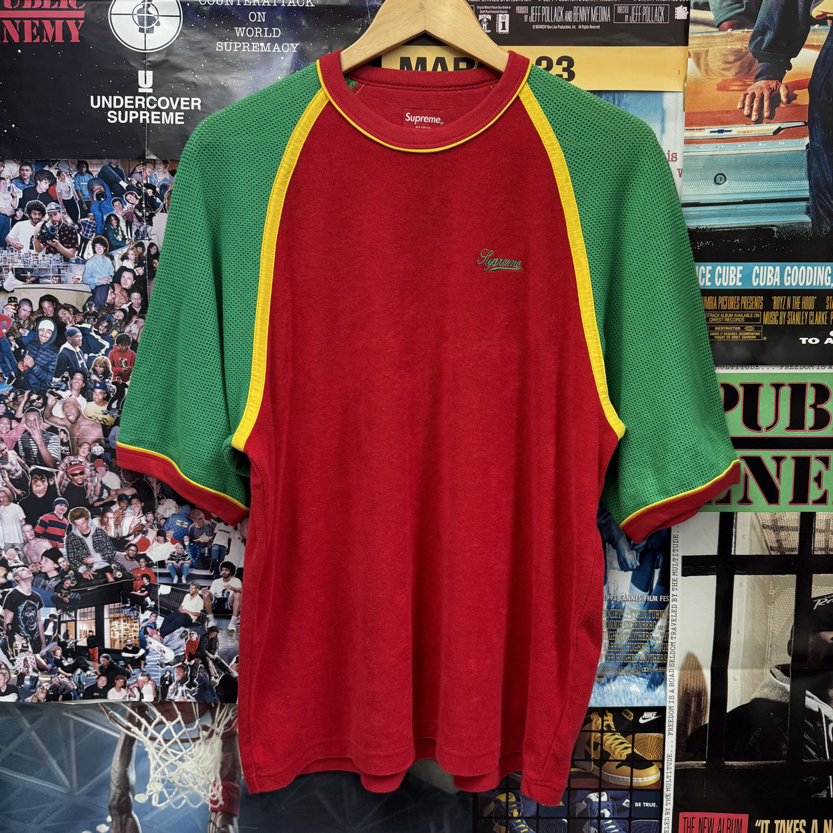 SUPREME SS23 TERRY RAGLAN S/S TOP
