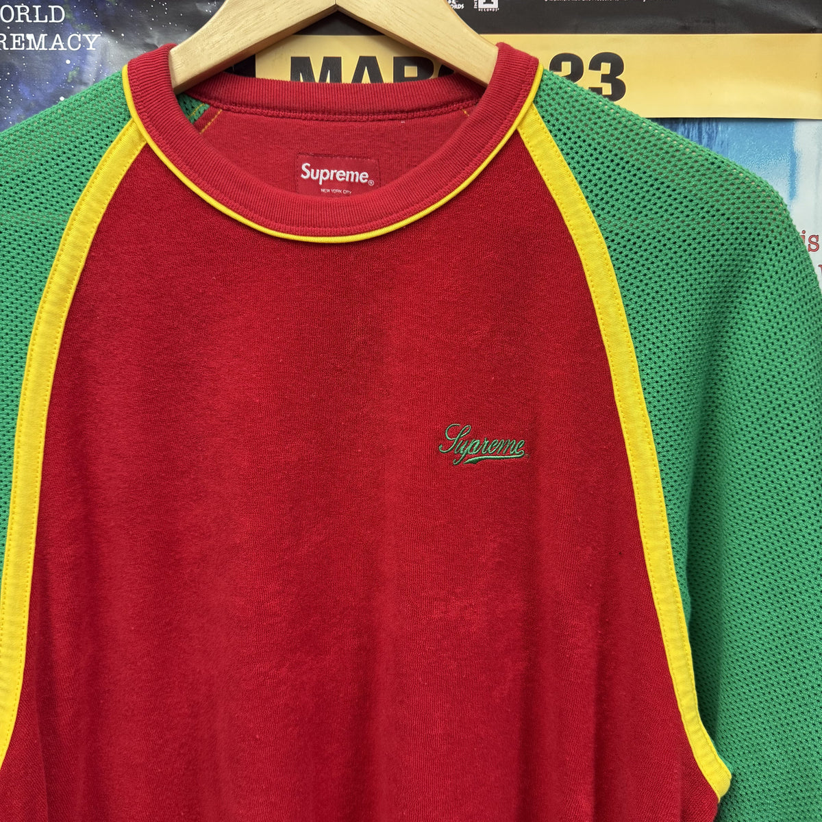 SUPREME SS23 TERRY RAGLAN S/S TOP