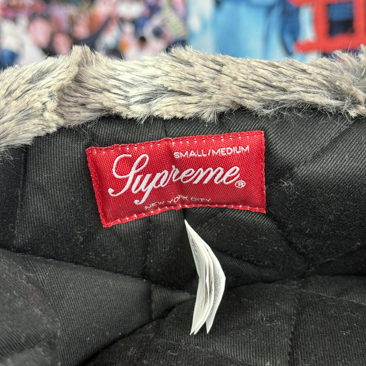 SUPREME FW24 FAUX FUR USHANKA GREY