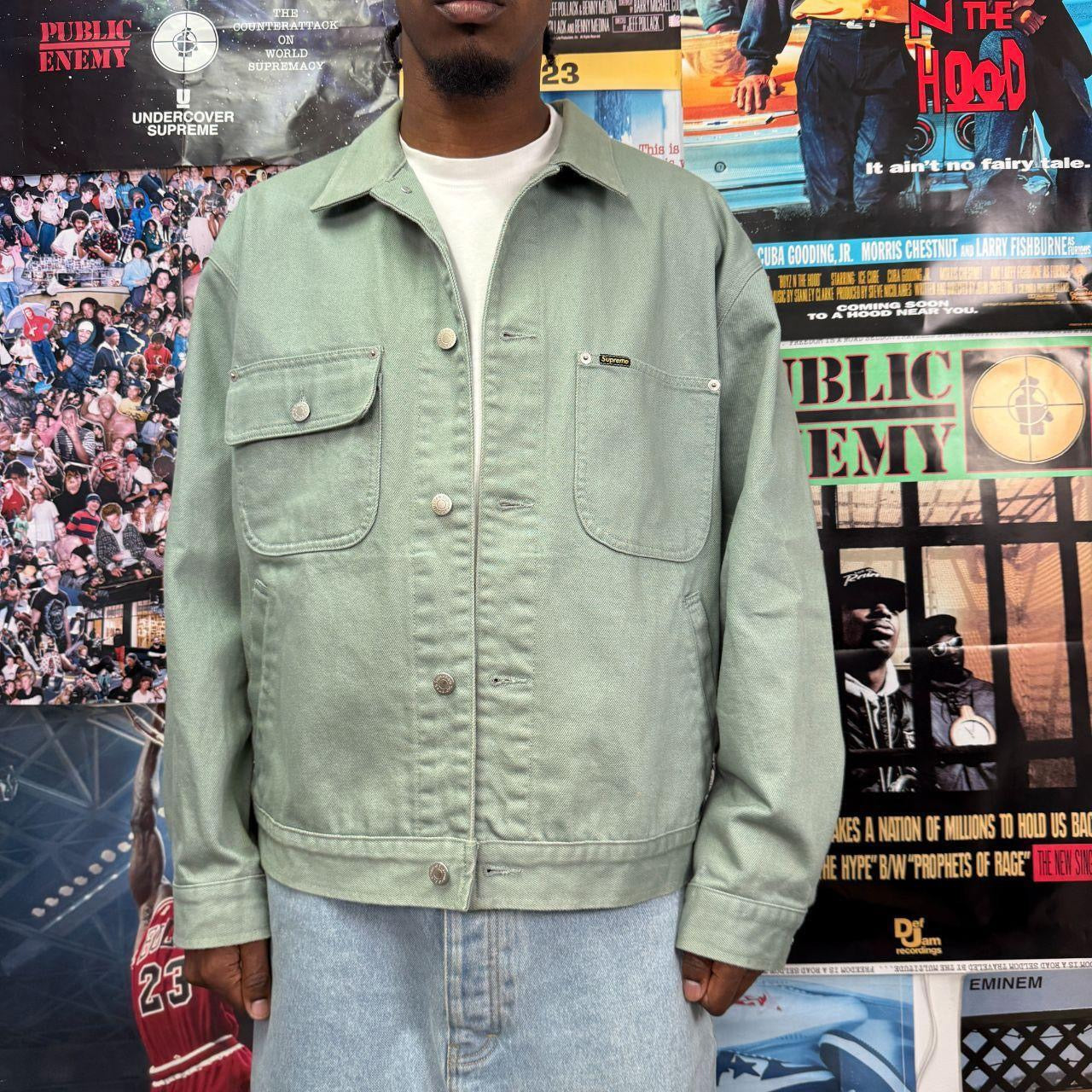 SUPREME SS24 DENIM CHORE TRUCKER JACKET