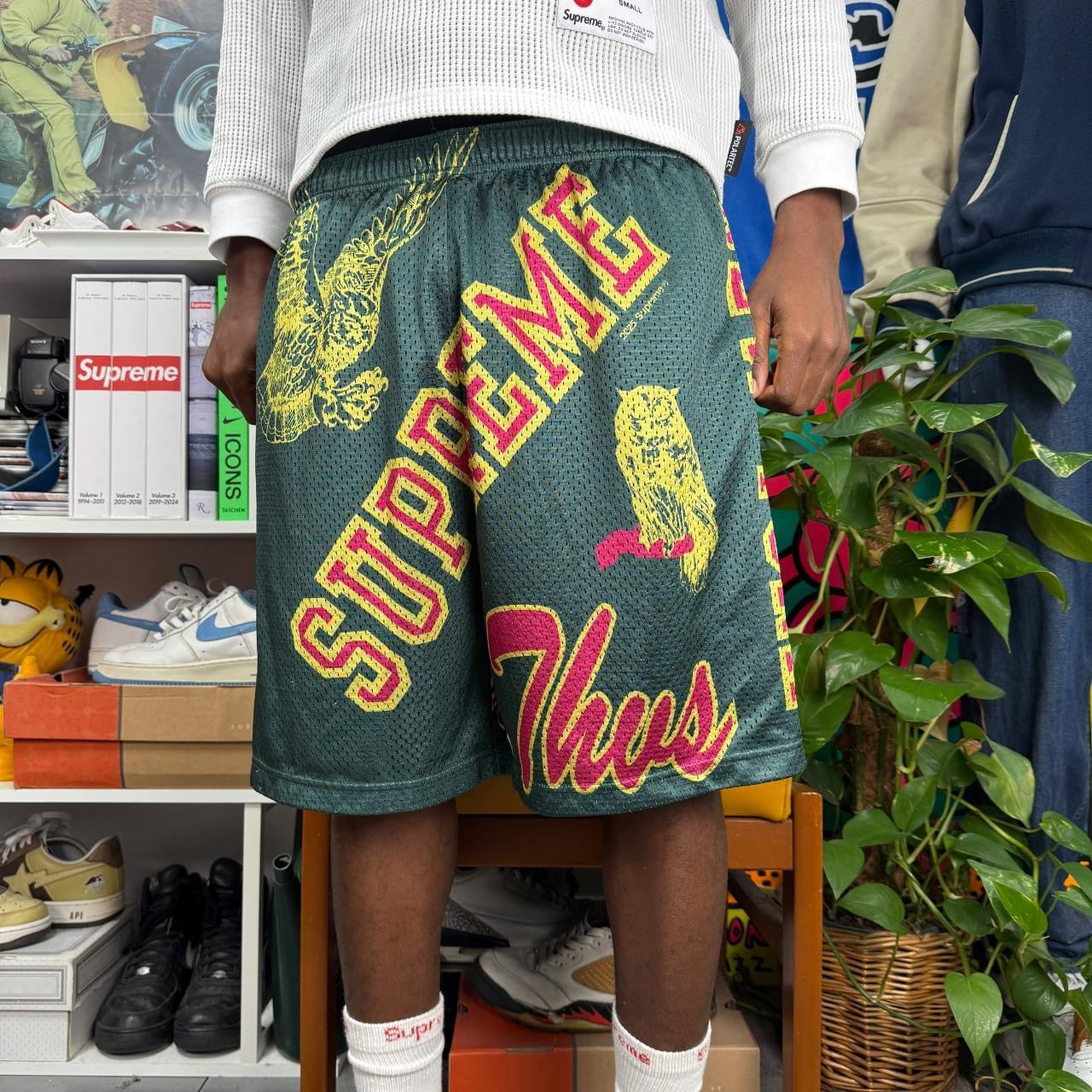 SUPREME SS25 VARSITY MESH SHORTS
