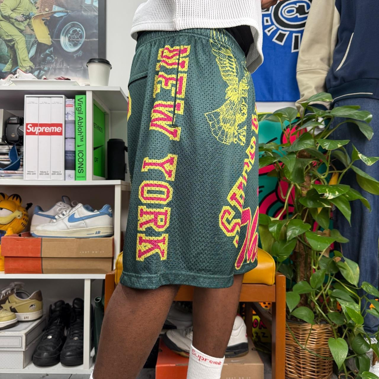 SUPREME SS25 VARSITY MESH SHORTS