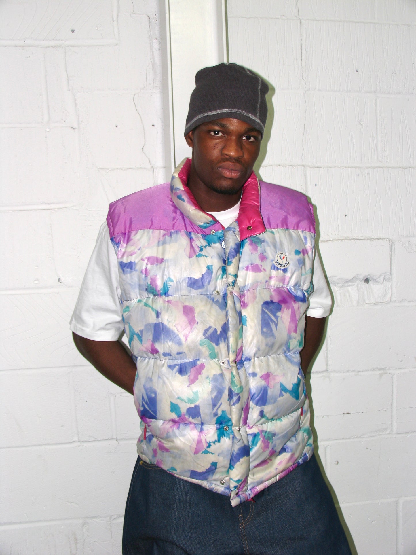 MONCLER GRENOBLE 1980s 2 IN 1 DOWN PUFFER JACKET