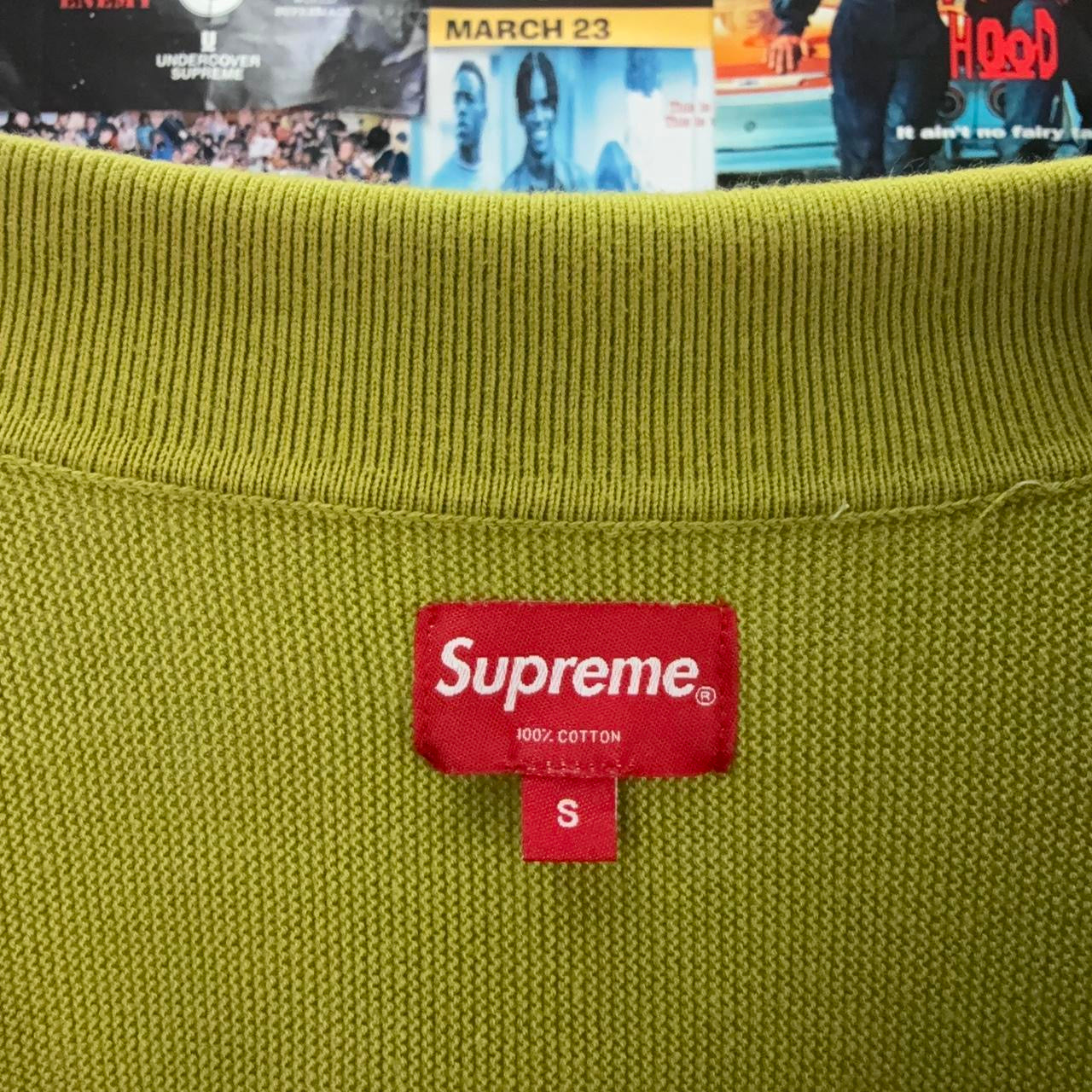 SUPREME SS22 STRIPE BUTTON UP POLO