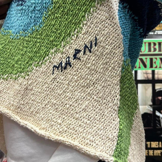 MARNI INTARSIA HOODIE