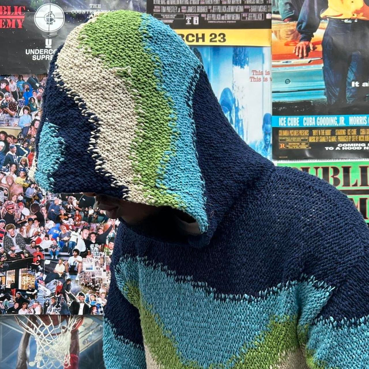 MARNI INTARSIA HOODIE