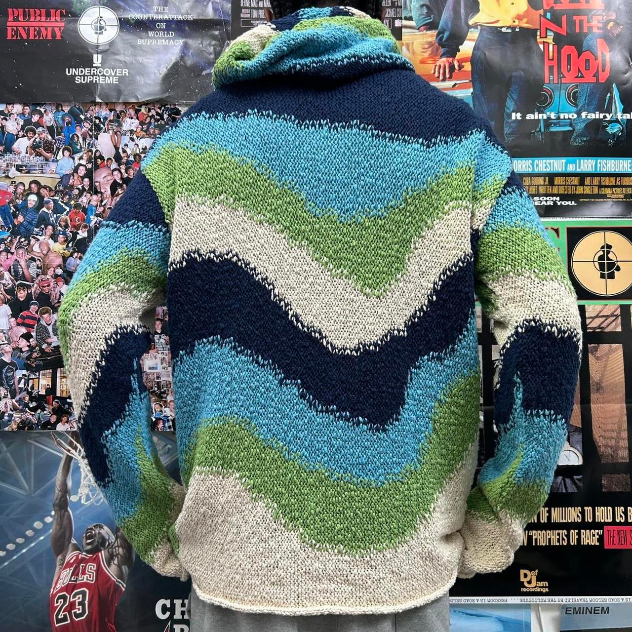 MARNI INTARSIA HOODIE