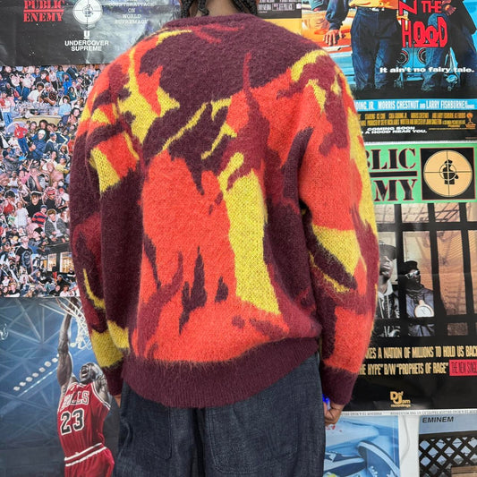 PALACE FW23 HAIRY CAMO KNIT