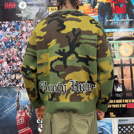 SUPREME FW23 CAMO BOUNTY HUNTER KNIT JUMPER