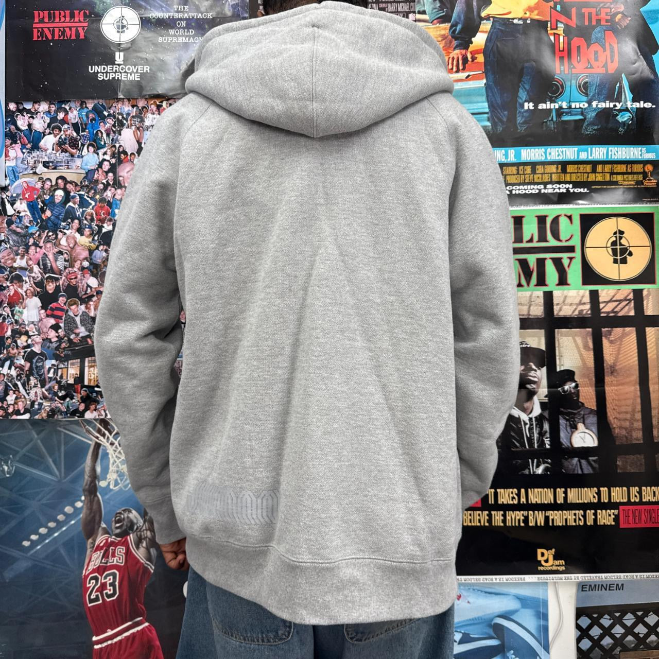 JUNYA WATANABE MAN ZIPPED DRAWSTRING HOODIE