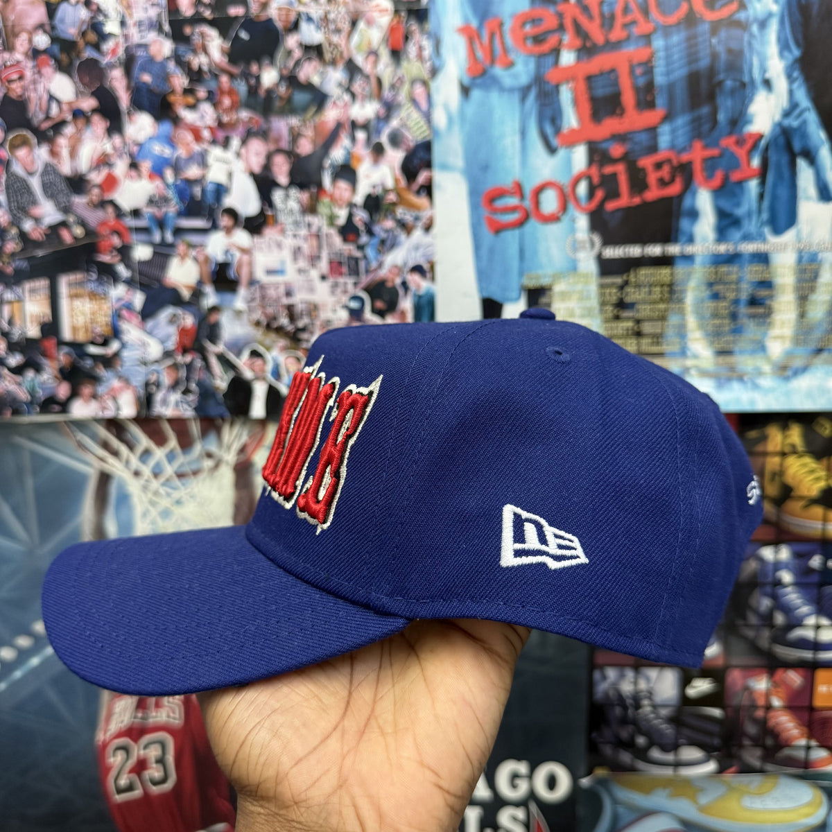 SUPREME SS26 GOTHIC OUTLINE ADJUSTABLE NEW ERA CAP