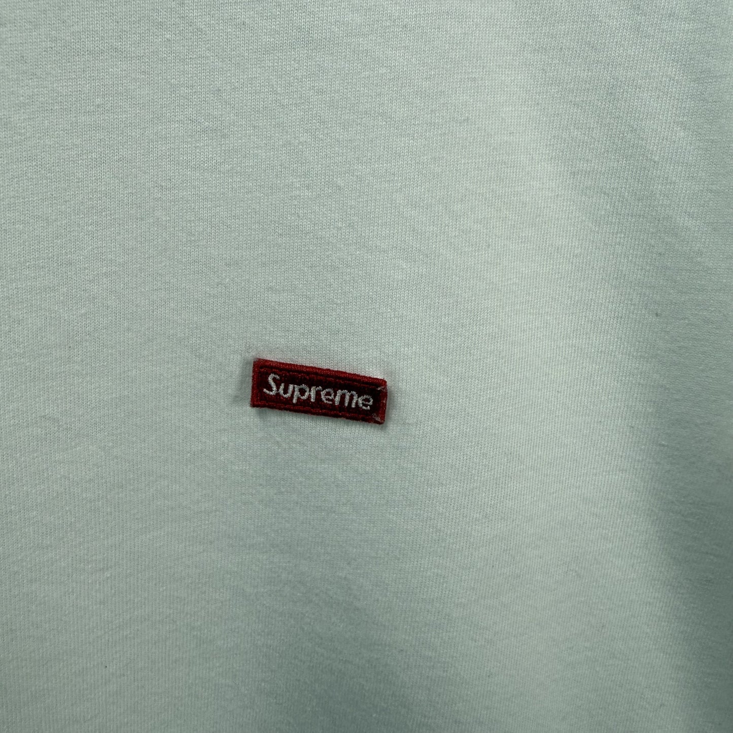 SUPREME SS26 SMALL BOX WHITE LONG SLEEVE TEE