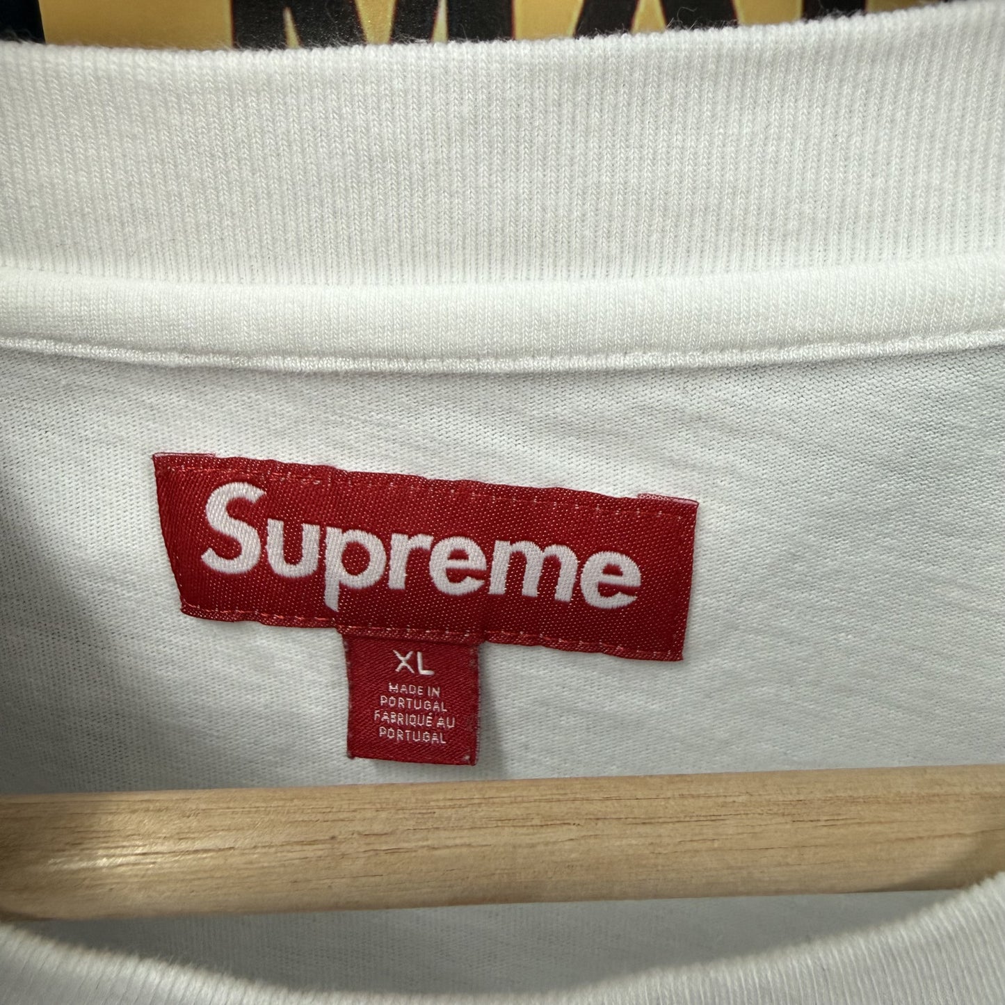 SUPREME SS26 SMALL BOX WHITE LONG SLEEVE TEE