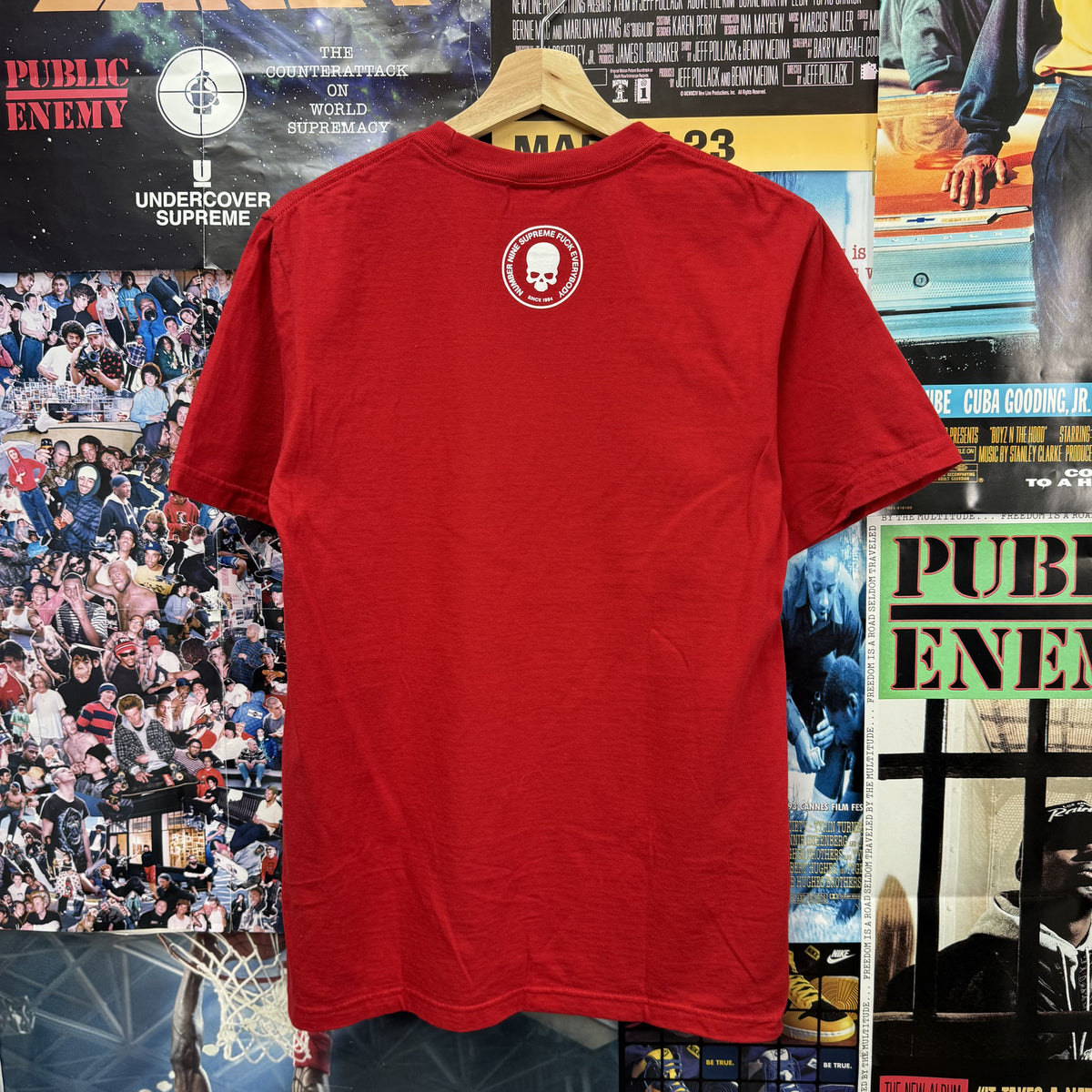 SUPREME NUMBER NINE FW25 MANSON RED TEE