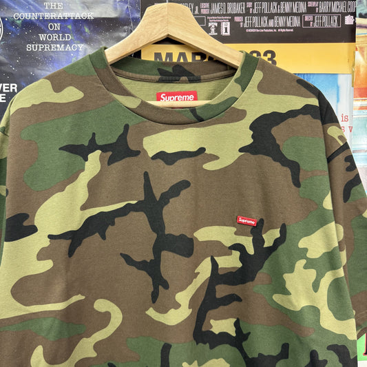SUPREME SMALL BOX SS25 WOODLAND CAMO TEE