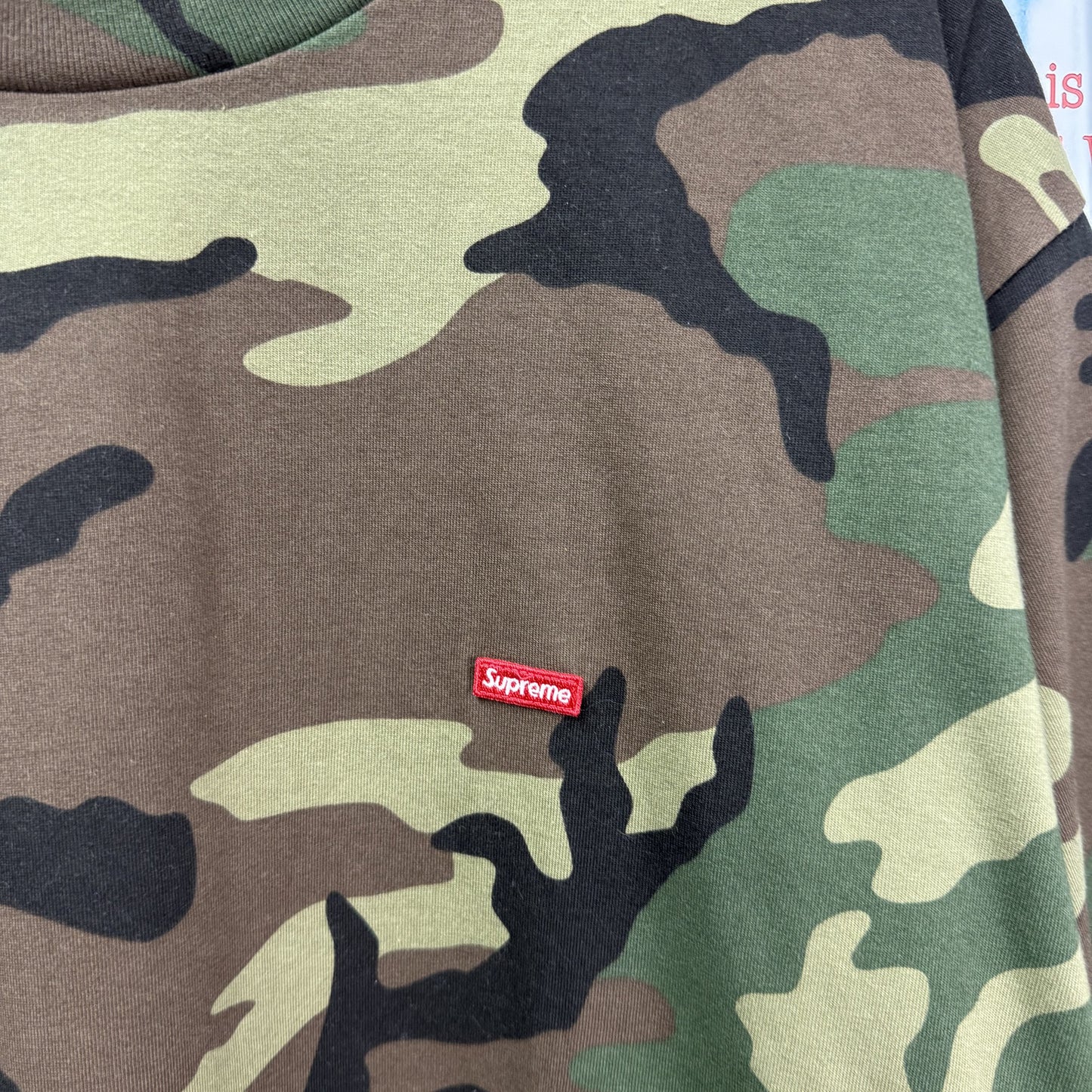 SUPREME SMALL BOX SS25 WOODLAND CAMO TEE