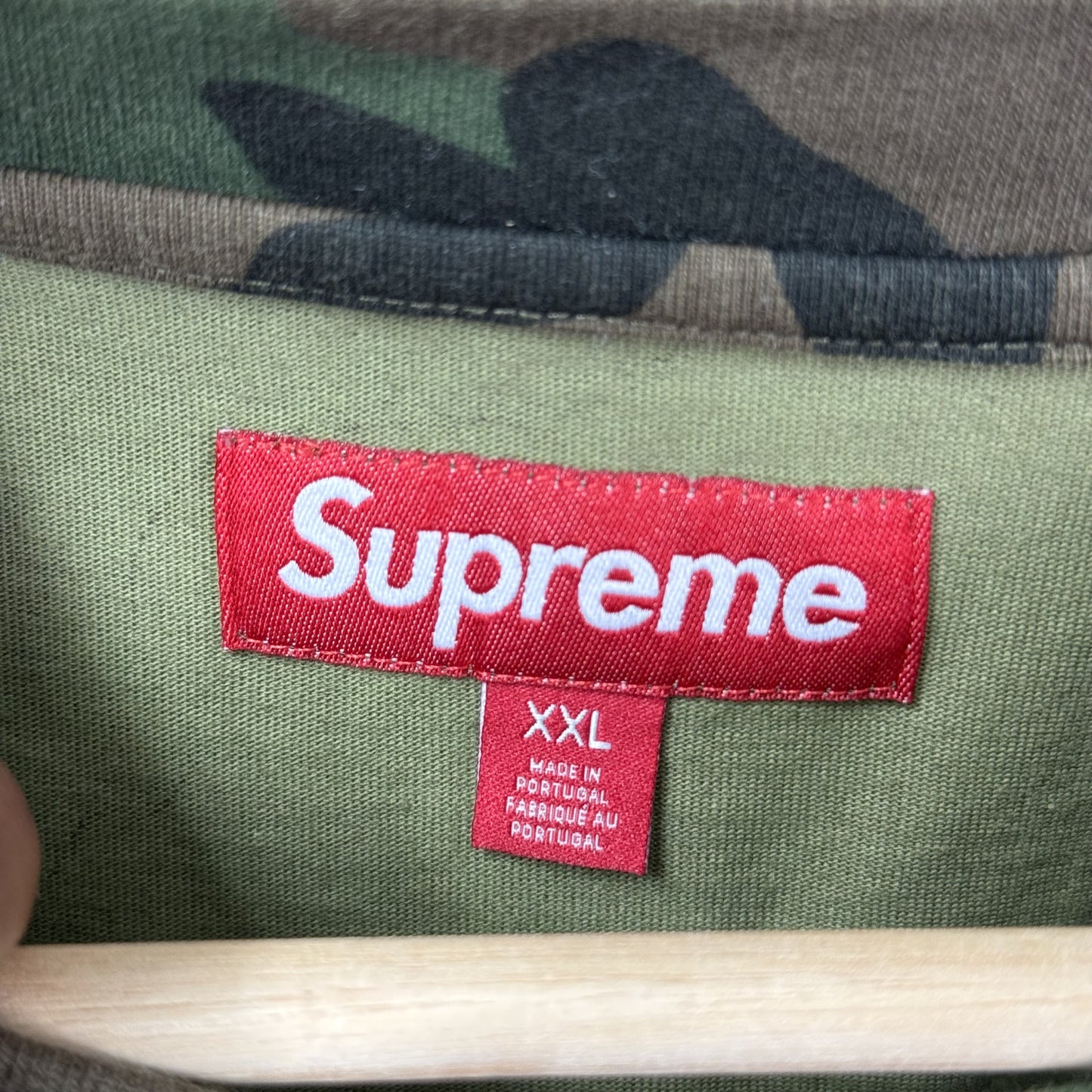 SUPREME SMALL BOX SS25 WOODLAND CAMO TEE